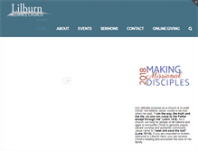 Tablet Screenshot of lilburn4jesus.com